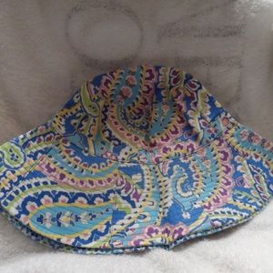 Vera Bradley sun hat in retired Capri Blue